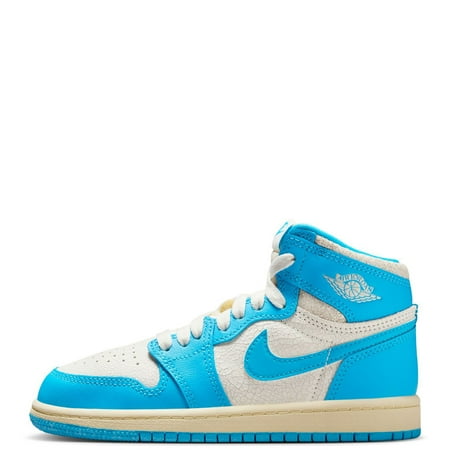 Little Kid's Jordan 1 Retro High OG DK Powder Blue (FD1412 402) - 12
