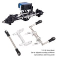 thumbnail image 3 of RC Servo Mount Alliage d'Aluminium Léger Amortissement Réglable Lien de Direction Hydraulique pour Modèles SCX10, 3 of 7