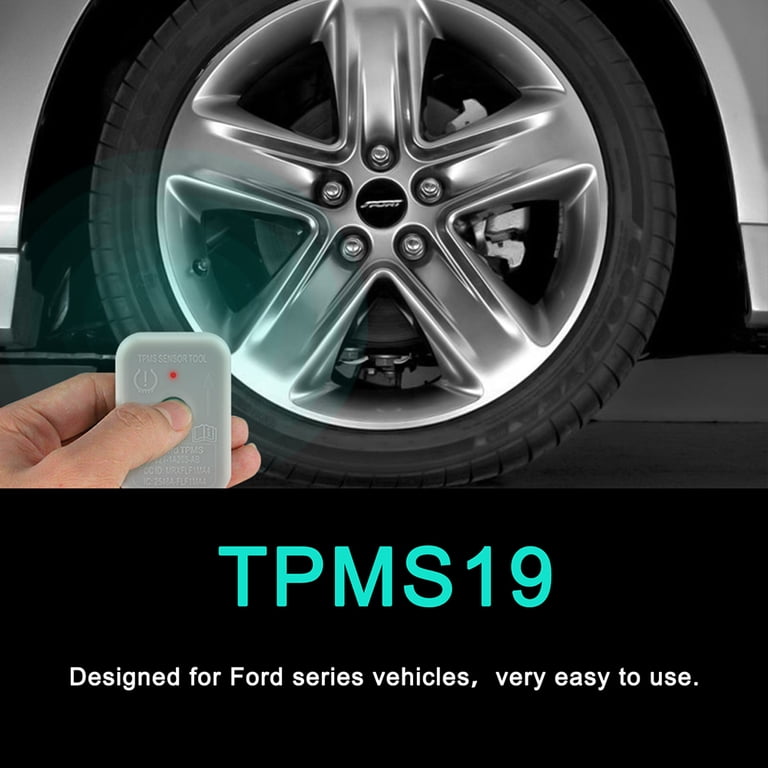 TPMS Reset Tool For Ford - Tire Pressure Sensor Programming & Training Tool, TPMS19, White