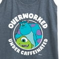 thumbnail image 3 of Monsters Inc. - Overworked Under Caffeinated - Women's Racerback Tank Top, 3 of 5
