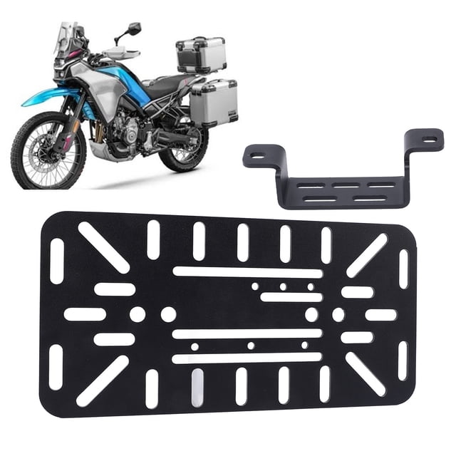 Side Bag Support Bracket,Motorcycle Side Racks Hollow Out Iron Aluminum Structure Bag Mount Holder for 450MT 2024-2025 Riders