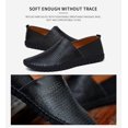 thumbnail image 2 of Men's comfort Daily life Shoes Soft Walking Breathable Shoes Round head flat Driving Shoes, 2 of 7