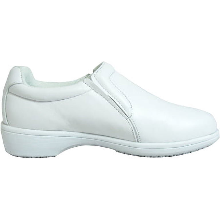 Genuine Grip Women Slip-Resistant Slip on Casual Shoes #415 - White, 11