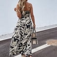 thumbnail image 5 of Vestido HUOGUO Fashion para mujer, verano, cuello en V, estampado casual, 5 of 5