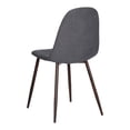thumbnail image 6 of Homycasa Grey Fabric Upholstered Kitchen Chairs-Comfortable Seat, 6 of 7