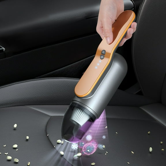 HBBKVI Car Vacuum, Small Handheld Vacuum, USB Rechargeable, Easy To Clean Desktop, Keyboard, Drawer, Car Interior and Other Crevices, Small Spaces