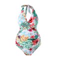thumbnail image 2 of Summer Saving pimelu Bathing Suit for Women Maternity Swimsuit for Women One Piece Swimsuit Modest Swimsuit Hawaiian Vacation Floral Strap Tankini Pregnancy Bathing Suits Women Swimsuits, 2 of 6