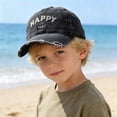 thumbnail image 2 of ZHOGXU Kids Letter Baseball Cap Adjustable Boy Girl Sun Hat Daily Casual Wear, 2 of 5