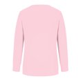 thumbnail image 5 of Qiopertar Mode Femmes Décontracté Manches Longues Col Rond Imprimé Chandail en Molleton Hauts Blouse Offres de la Semaine Liquidation Moins de 5$ jusqu'à 90 % de Réduction, 5 of 5