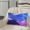 thumbnail image 6 of Fotbe Dreamy Colorful Starry Sky Pillow Cases - Envelope Closure - Luxury, Extra Soft, Cooling Pillow Covers - Wrinkle, Fade, Stain Resistant-16"x24", 6 of 8