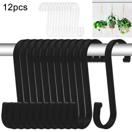 

Lierteer 12Pcs Aluminum S Hooks Kitchen Meat Pan Utensil Clothes Hanger Hanging