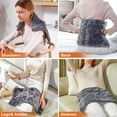 thumbnail image 6 of Weighted Electric Heating Pad with Massage, 3 Heat Levels & 3 Vibration Settings for Back Pain, Neck and Shoulders, 6 of 7