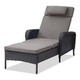 thumbnail image 2 of POCASSY Outdoor Reclining Chaise Lounge Chair with Cushions, 2 of 7