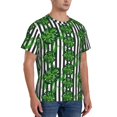 thumbnail image 5 of Rocae Palm Greenery for Men's Moisture-Wicking Crew Tee - T-Shirt for Sports, Outdoor Activities, and Casual WearLarge, 5 of 9