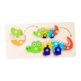 thumbnail image 3 of Figuras de animales de , rompecabezas de juguete, desarrollo cerebral, reconocimiento de animales Montessori para , regalo de cumpleaños, juguete de fiesta, juguete Macarena Rompecabezas, 3 of 8