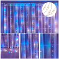 thumbnail image 4 of OUSITAID WTN LED Rideau Fée Lumières Fête Mariage USB Chaîne Suspendu Mur Lumière Télécommande 8 Modèle Couleur, 4 of 6