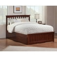 thumbnail image 4 of Mission Queen Platform Bed with Matching Foot Board with 2 Urban Bed Drawers, Multiple Colors, 4 of 5