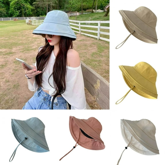 Shenmeida Women Bucket Hat Breathable Casual Packable Sun Hat Unisex Lightweight Summer Travel Outdoor Fisherman Cap