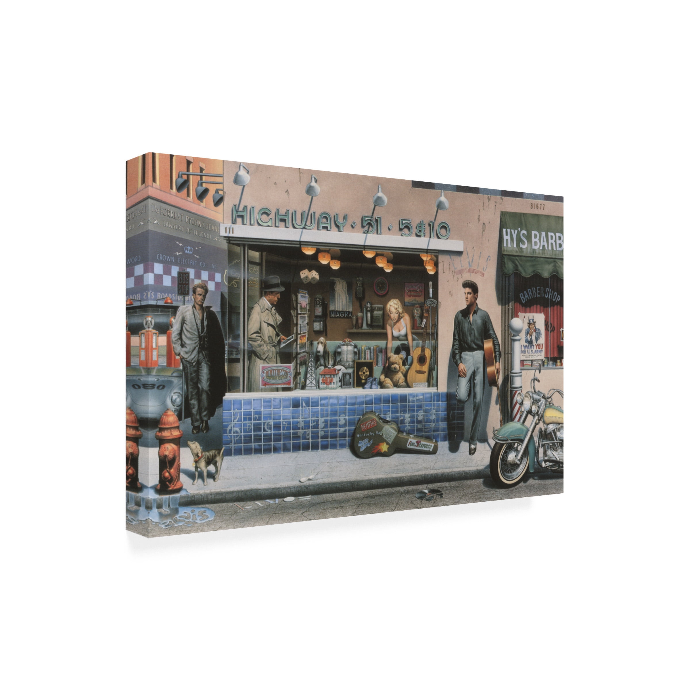 Chris Consani 'Highway 51' Canvas Art