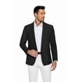 thumbnail image 4 of COOFANDY Mens Casual Sports Coat Slim Fit Lightweight Fashion Blazer Jacket Single Breasted Suit Coats, 4 of 10