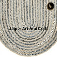 thumbnail image 5 of Jaipur Art And Craft Handmade Natural Fiber Denim Cotton Jute Area Rug Braided Reversible Carpet Rug Size - (9x12 Sq Feet), (108x144 Inches), (270x360 CM), 5 of 7