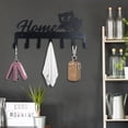 thumbnail image 5 of WHEANG Hooks for Hanging Keys Holder for Wall Metal Vintage Owl Keys Hook Home Decor Key Hanger Decorative with 7 Hooks Black One Size Multi-Color, 5 of 5