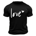 thumbnail image 4 of hotojiny Men's Valentine's Day Shirts Short Sleeve Cute Printed Tshirt Summer Crew Neck Loose Beach Travel Top S-XXL, 4 of 4