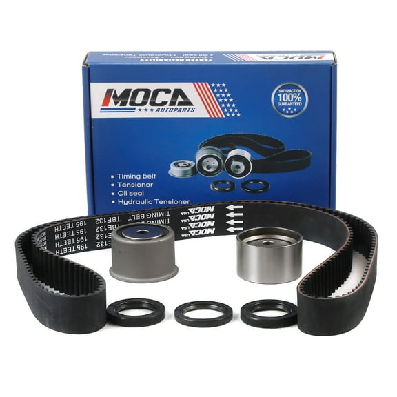 MOCA AUTOPARTS Timing Belt Kit Fit for 97-04 Mitsubishi Diamante 3.5L & 05-08 Mitsubishi Endeavor 3.8L & 97-02 Mitsubishi Montero 3.5L