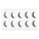 thumbnail image 2 of 5 Pairs Reusable 3D Fake Eyelashes Made of Manmade Fiber for Natural Look Makeup, 2 of 3