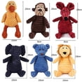 thumbnail image 3 of Juguetes para masticar de pana con sonido chirriante para perros pequeños y medianos, juguetes para cachorros resistentes a las mordeduras, juguetes para perros con sonido chirriante, productos para, 3 of 5