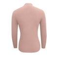 thumbnail image 4 of Kaemgyyd Fall Sweaters for Women Ribbed Knit Long Sleeve Slim Tops Basic Crew Neck Button Work Office Pullover, 4 of 4