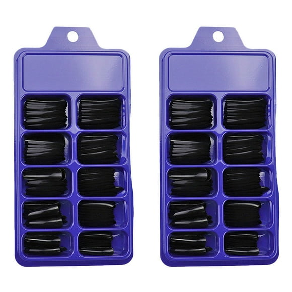 WORGEOUS 200pcs Presione en las uñas Uñas postizas Puntas de uñas artificiales Bailarina Uñas postizas