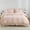 Pink, variant on EastVita Queen Duvet Cover Set, Soft Washed Pink Ruffle Duvet Cover 3 Pieces 1 Duvet Cover, 2 Pillowcases) Home Bedding Duvet Cover Set