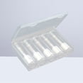thumbnail image 3 of Boîte à Pièces Ronde 6 Pcs Boîtes Rondes en Plastique Transparent Support de Tube de Protection avec Boîte de Rangement (5 Tubes, 1 Boîte de Rangement), 3 of 8