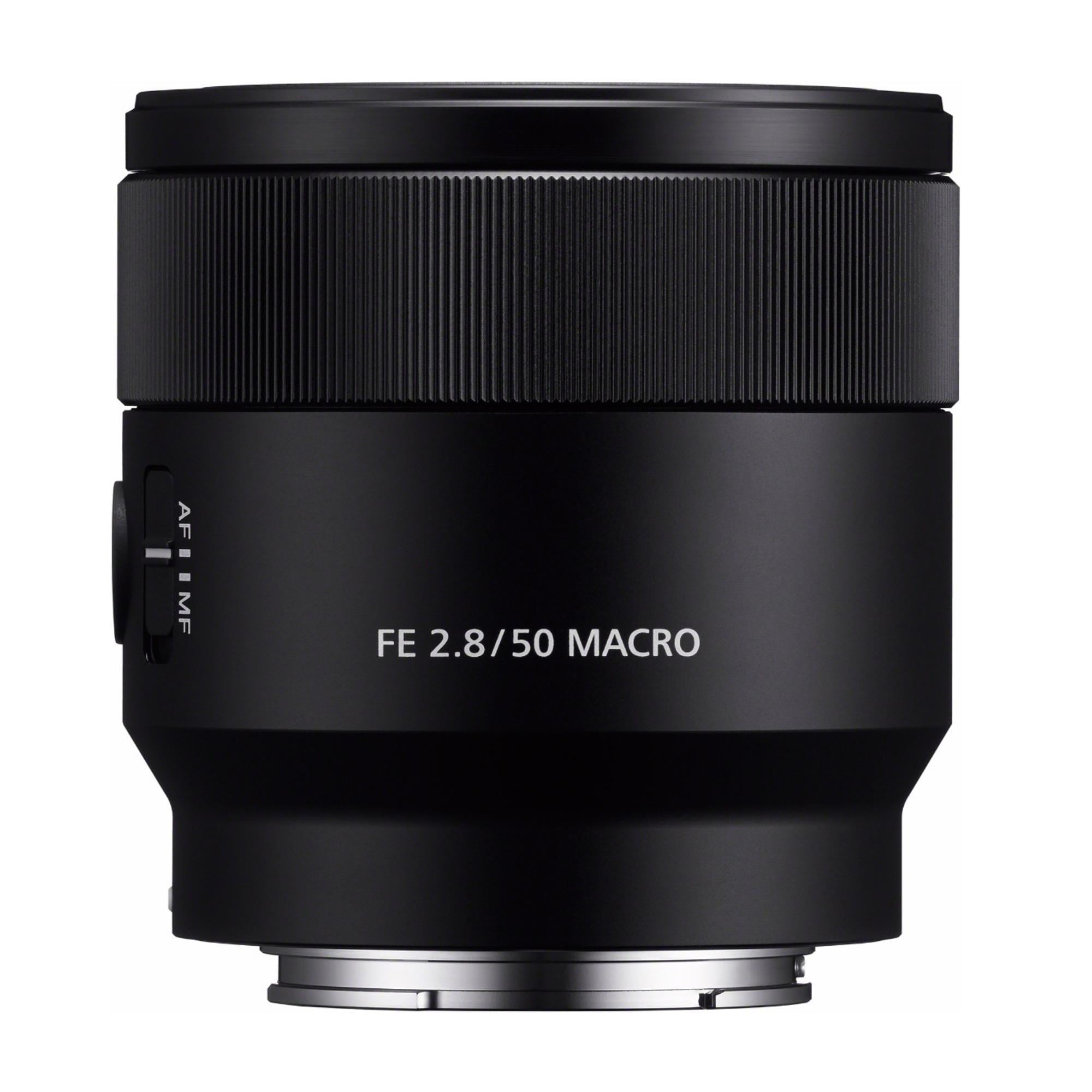 Sony SEL50M28 FE 50mm F2.8 Macro Lens & Sony 64 GB SD Card