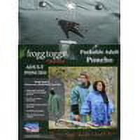 frogg toggs Sleeveless Raincoat Single-Breasted Long Poncho (Men's or Women's) 1 Pack