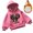 Pink, variant on Little Girls Pullover Hoodie Sweatshirt Long Sleeved Printed Hooded Jacket Outerwear Cozy Pullover Sweatshirt Top Size 6-7T , Pink