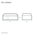 thumbnail image 2 of Avancer 36" Wall-Mounted Bathroom Vanity Cabinet without Top in White Oak, 2 of 8