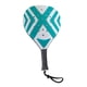 thumbnail image 3 of Raqueta de tenis de playa, pala de tenis, núcleo de espuma ligero, fibra de PC, antideslizante Rayas blancas verdes, 3 of 9