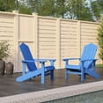 thumbnail image 1 of vidaXL Garden Adirondack Chairs 2 pcs HDPE Aqua Blue, 1 of 3
