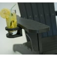 thumbnail image 4 of LuXeo Polystyrene Adirondack Chair - Black, 4 of 11