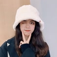 thumbnail image 2 of Women‘s Winter Faux Fur Fuzzy Warm Bucket Hat, 2 of 8