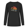thumbnail image 4 of 2023 Mode pour Femmes Sweatshirt 50% de Réduction Mode Women Casual Imprimé Col Rond Long Sleeve Chemisier Pull-Over Tops, 4 of 6