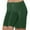 Green, variant on Women’s Elastic Waist Summer Solid Casual With Outing Half Shorts Pants Jogger Sweatpants (Black,L)