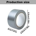 thumbnail image 2 of Heavy Duty Duct Tape, Tear-by-Hand, Waterproof, Non-Residue, Heat & Oil Resistant, Multi-Purpose Tape for Repair, Packing, Crafting, DIY, Home & Industrial Use, 1 Roll, 1.97x3.39x3.39", 2 of 5