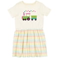 thumbnail image 3 of Inktastic Valentine Heart Train Girls Toddler Dress, 3 of 5