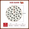 thumbnail image 2 of Sikiie Funny Chicken Nativity Christmas Tree Skirt, Jesus Christian Winter Holiday Tree Mat Decoration(30-48IN)36", 2 of 6
