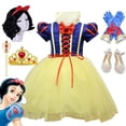 thumbnail image 2 of Vestido Blancanieves para Niña, Vestido de Princesa, Cosplay, para Cumpleaños ix zhangmengya unisex, 2 of 2