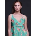 thumbnail image 3 of Bimba Floral Printed Adjustable Spaghetti Strap Long Maxi Dress Summer Beachwear-X-Small, 3 of 6