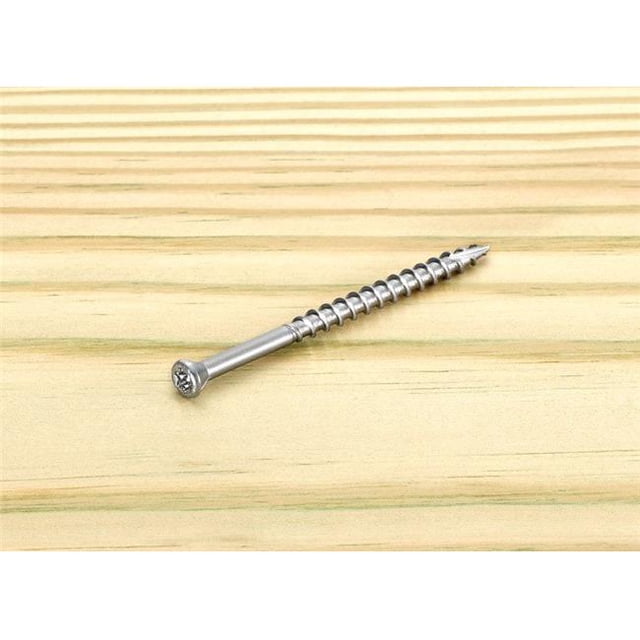 No.7 Clamshell Trim Coarse Deck Screws, Pack of 75